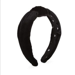 BNIB Lele Sadoughi Top Knot Velvet Headband
